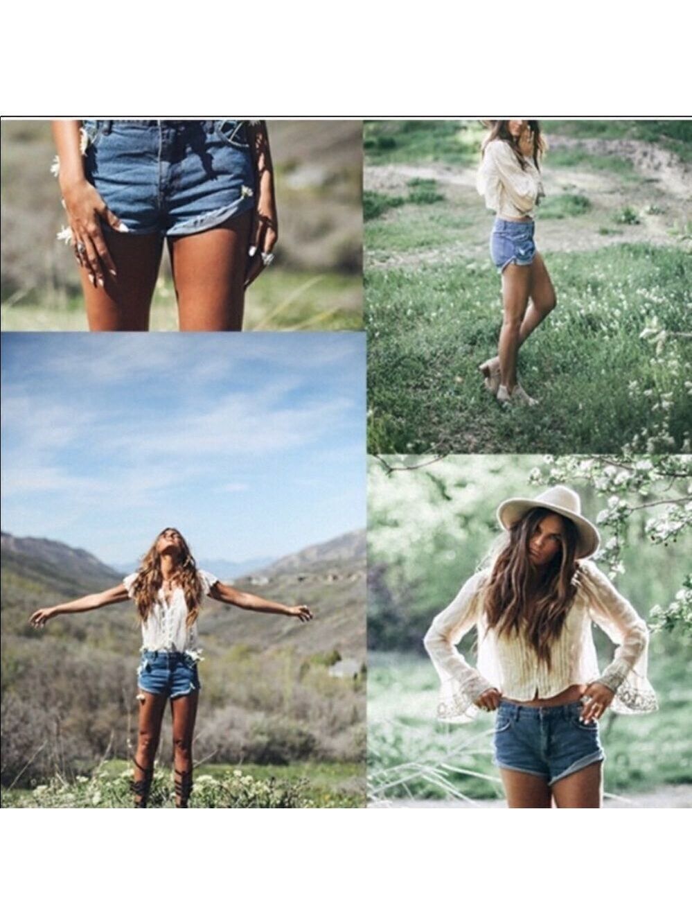 Free People Irreplaceable Distressed Cutoff Shorts - Picture 2 of 7